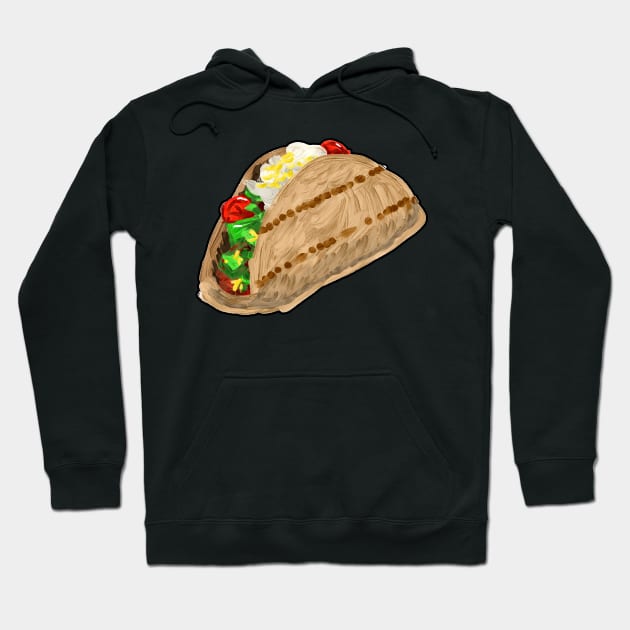 Taco time Hoodie by johnnybuzt